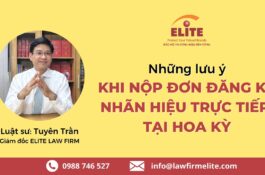 Những lưu ý khi nộp đơn đăng ký nhãn hiệu trực tiếp tại Hoa Kỳ