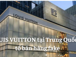 LOUIS VUITTON bị tố bán hàng fake ngay tại cửa hàng của chính mình